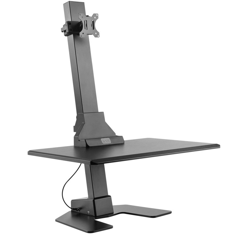 VonHaus Electric Single Monitor Riser Standing Desk Converter Wayfair